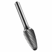 Dormer P811; Solid Carbide Rotary Burrs; Bright; For General Purpose Use; Ball Nosed Tree Type; 6.0mm Shank