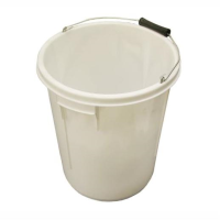 Faithfull 5GBUCKET Heavy Duty; 5 Gallon (25 Litre) Bucket; White (WH); Suitable For Mixing