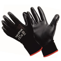Handmax Michigan Nitrile Gloves; Black (BK)