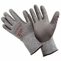 Handmax Minnesota Cut 4 PU Gloves; Grey (GR)