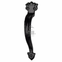 Heritage TC385 Pull Handle; Tudor Collection Antique Black (AB)