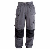 Himalayan H811 ICONIC Trousers; Black/Grey (BK)(GR); 36" Waist; Regular Fit (31")
