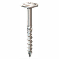 Timco 80INDEXWSS In-Dex Wafer Head Timber Framing Screw; 8.0 x 80mm; A4 Stainless Steel (SS); (T40)