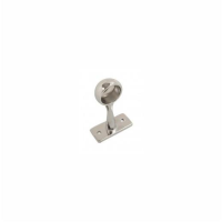 Hanging Rail End Bracket; Chrome Plated (CP); 19mm (3/4")