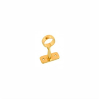 Hanging Rail Centre Bracket; Electro Brassed (EB); 25mm (1")