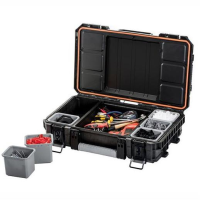 Keter Roc 17200380; Pro Gear Mobile System Organiser; Water Resistant Seal