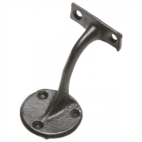 Kirkpatrick 3498 Handrail Bracket; Black (BK); 64mm (2 1/2")