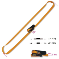 Robur 8188C 5 Ring Ratchet Tie Down; 5 Metres; 700kg Capacity