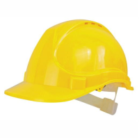 Scan PPESHY Safety Helmet; Yellow (YEL); EN397:1995 + A1:2000