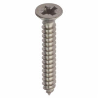 Countersunk Cross-Recess Self Tapper; A2 Stainless Steel; Loose