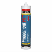 Soudal 108264 Firecement HT; Fire Cement; Resistant Up To 1500?C; 310ml (C3)