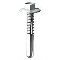 Timco Heavy Section Hex Head Self Drilling Screw; Drilling Capacity 12.5mm; Silver Ruspert; 5.5mm; Without Washer