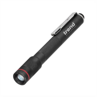 Trend TCH/PE/B22 LED Pen Torch; 120 Lumens; Easy Focus; Sunlight LED; Includes 2 x AAA Batteries