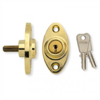 Yale 8K117 Door Rack Bolt Cylinder Lock; Polished Brass (PB)