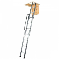 Youngman 313340 Easiway 3 Section Loft Ladder; Aluminium; 2.30m - 3.00m