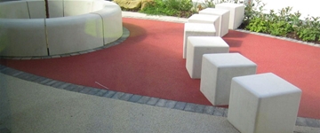 Resin Bonded Surfacing For Commercial Landscaping