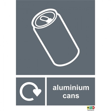 Aluminium Can Recycling Stickers