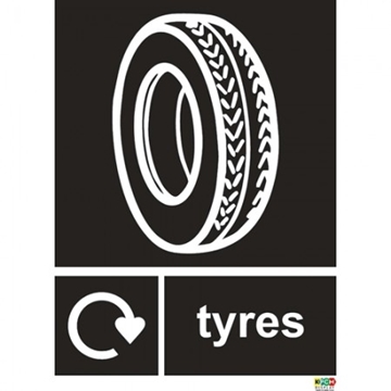 Tyres Recycling Signs