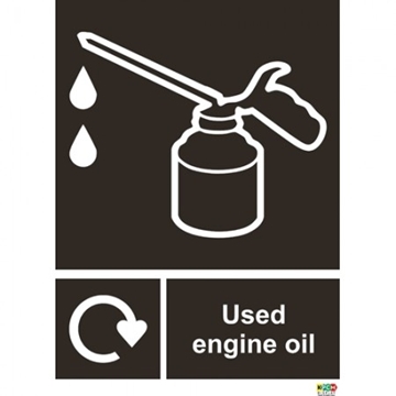 Engine Oil Recycling Stickers