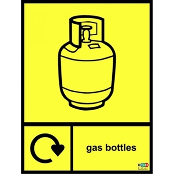 Gas Bottle Recycling Stickers