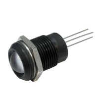 M14 LED Panel Mount Indicators with round lens - tri-colour