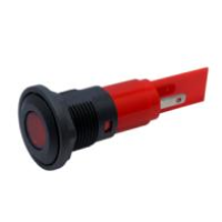 M16 LED Panel Mount Indicators with flat lens