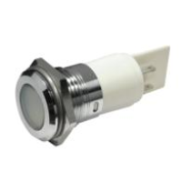 M22 LED Panel Mount Indicators with flat lens