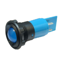 M22 LED Panel Mount Indicators with round lens