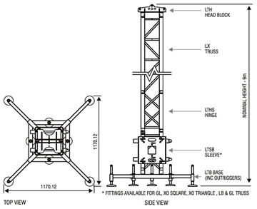 Lite Tower Conference Truss