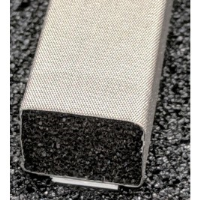410-0127-0095SFG Fabric Over Foam Soft EMI Shielding Gasket Rectangle Shape 12.7mm x 9.5mm (WxH)