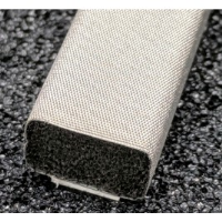 410-0110-0070SFG Fabric Over Foam Soft EMI Shielding Gasket Rectangle Shape 11.0mm x 7.0mm (WxH)