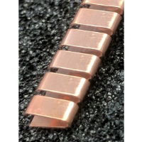 ECP 690  Beryllium Copper (Be/cu) Fingerstrip 7.11mm x 3.30mm (WxH)