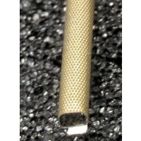 440-0023-0023SFG Fabric Over Foam Conductive Gasket D Shape 2.3mm x 2.3mm (WxH)