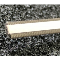 440-0038-0015SFG Fabric Over Foam Conductive Gasket D Shape 3.8mm x 1.5mm (WxH)