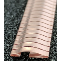 ECP 632 Beryllium Copper (Be/cu) fingerstrip slotless 11.43mm x 2.03mm (WxH)