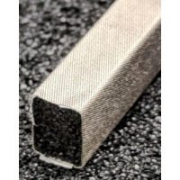 410-0060-0080SFG Fabric Over Foam Soft EMI Shielding Gasket Rectangle Shape 6.0mm x 8.0mm (WxH)