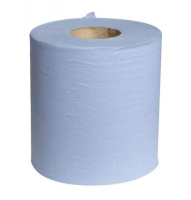 2 PLY CENTRE FEED BLUE ROLL