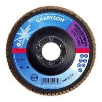 GARRYSON 115 X 22MM 40 GRIT ALUMINIUM BACKED FLAP DISC
